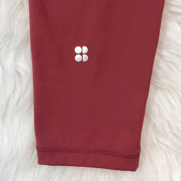 SWEATY BETTY Power 7/8 Leggings in Renaissance Red - Picture 14 of 16
